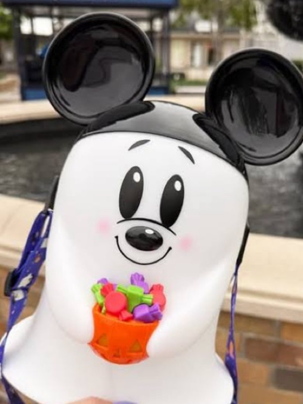 Disney Mickey Mouse, ghost Halloween popcorn bucket NWT